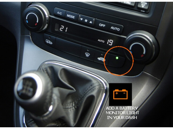 12V CAR BATTERY MONITOR