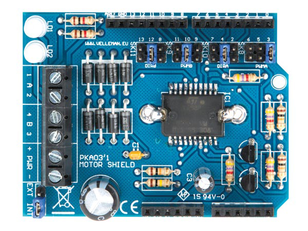 MOTOR & POWER SHIELD FOR ARDUINO®