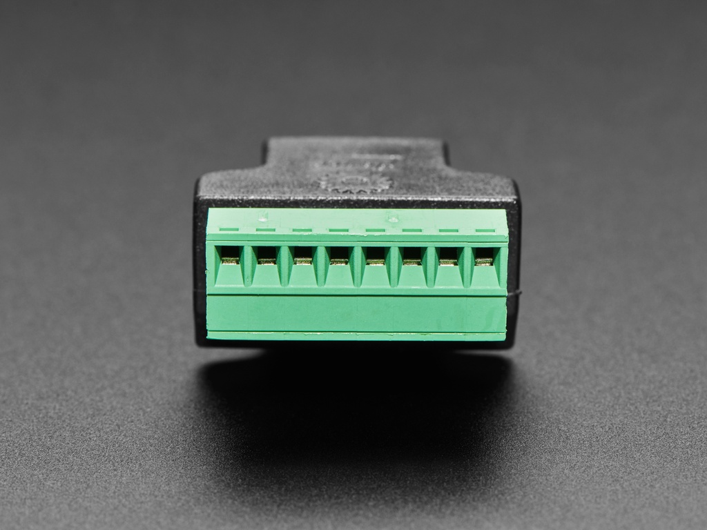 RJ-45 Terminal Block to Ethernet Socket Adapter