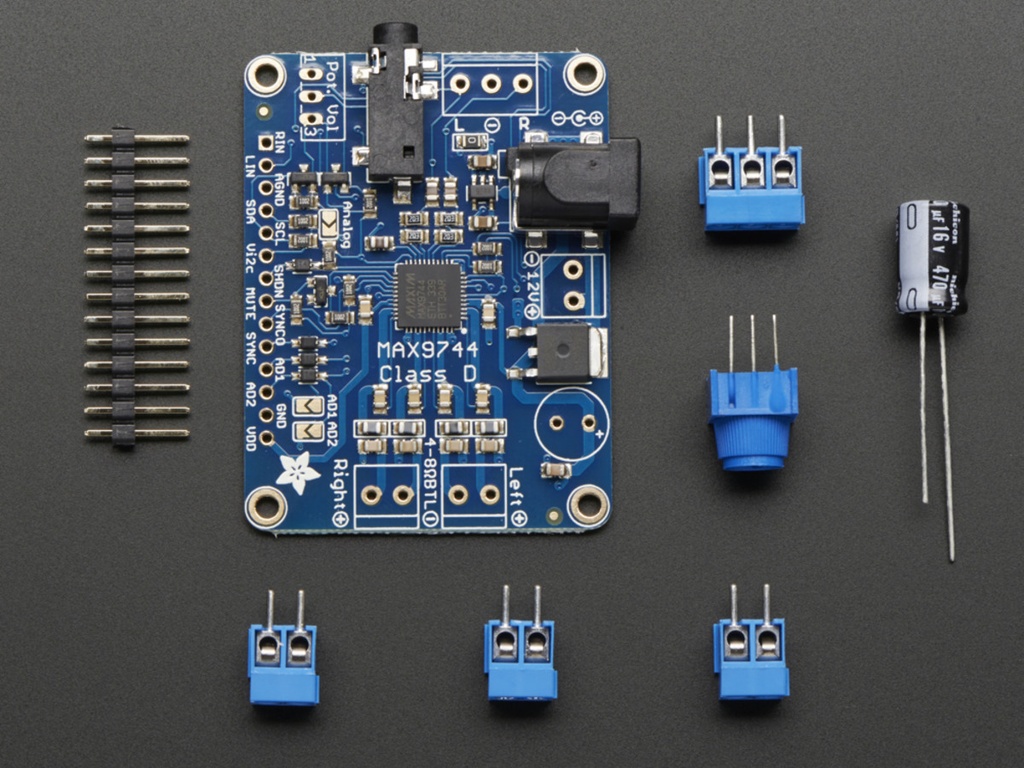 Adafruit MAX9744 Stereo 20W Amp (ADA-1752), photo 2