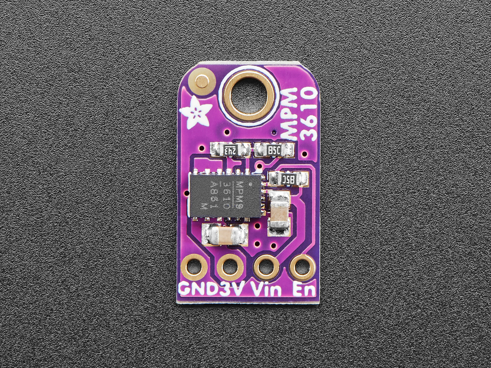 MPM3610 3.3V Buck Converter Breakout - 21V In 3.3V Out at 1.2A