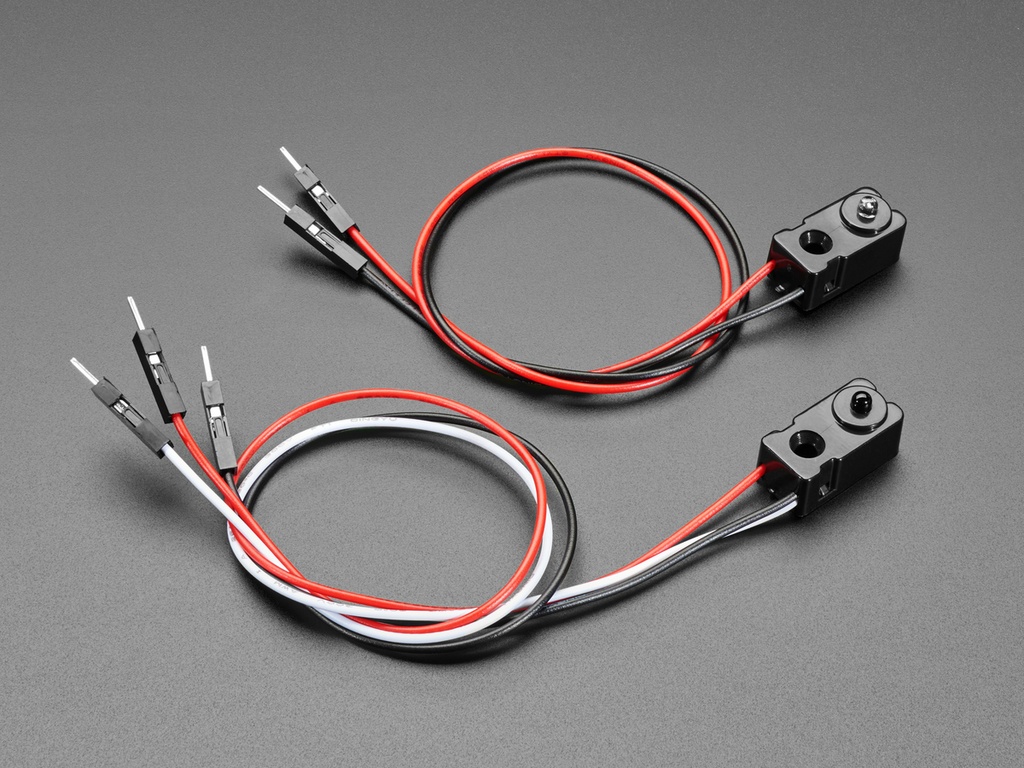 IR Break Beam Sensors with Premium Wire Header Ends - 3mm LEDs