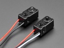 IR Break Beam Sensors with Premium Wire Header Ends - 3mm LEDs