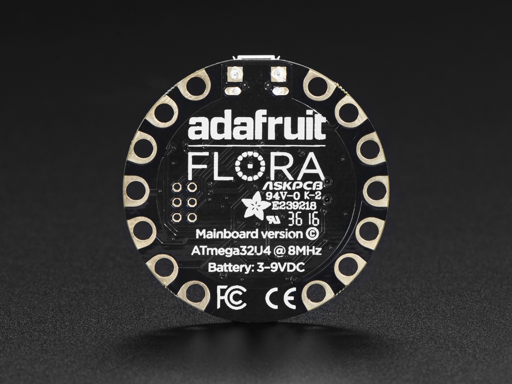 FLORA - Wearable electronic platform: Arduino-compatible - v3