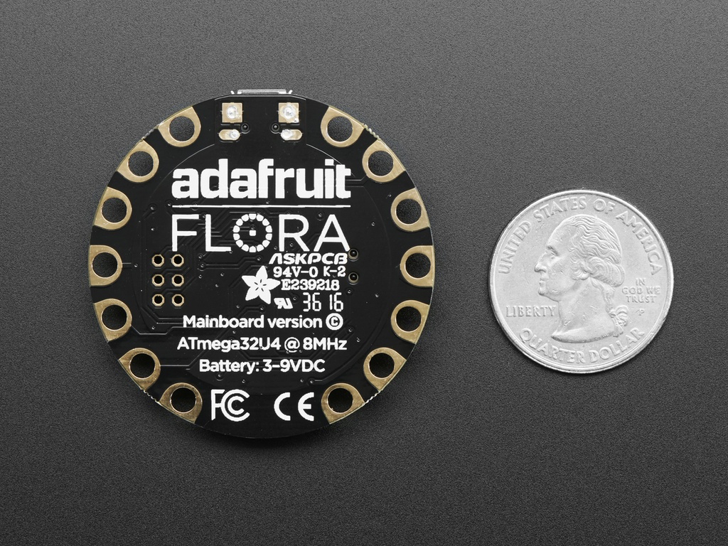 FLORA - Wearable electronic platform: Arduino-compatible - v3