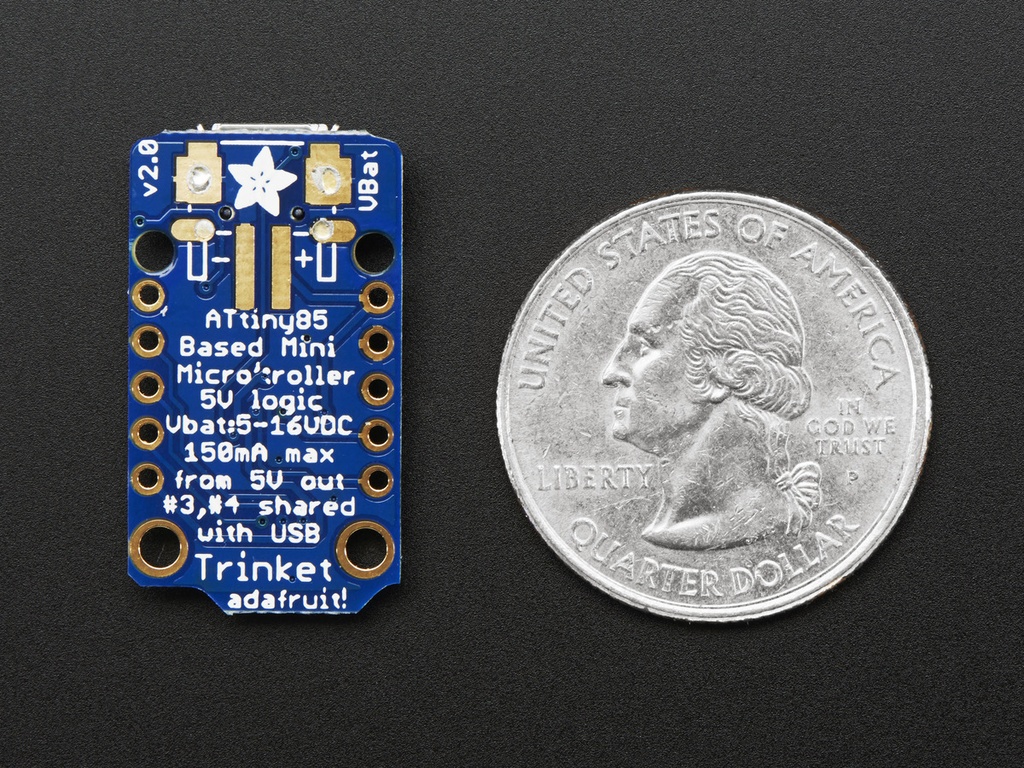 Adafruit Trinket - Mini Microcontroller - 5V Logic