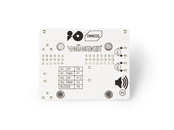Velleman Motor Shield for micro:bit (WPSH006), photo 3