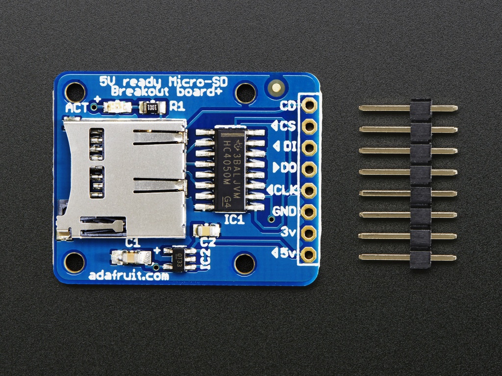 Adafruit MicroSD Card Breakout Board+ (ADA-254), photo 2