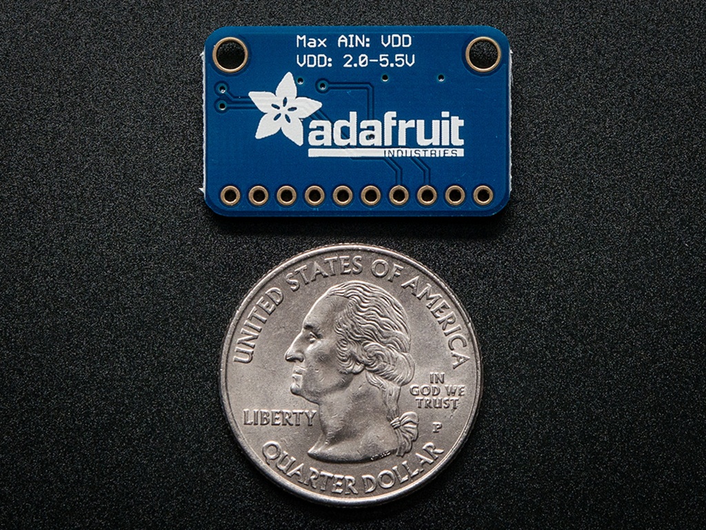 ADS1015 12-Bit ADC - 4 Channel with Programmable Gain Amplifier