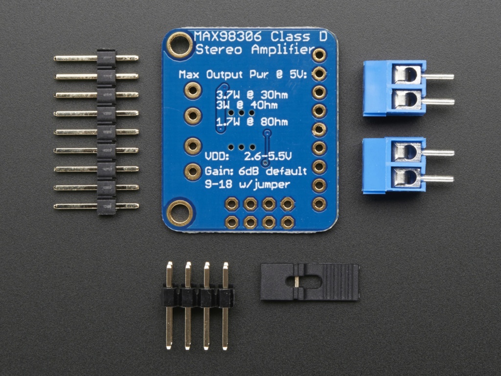 Stereo 3.7W Class D Audio Amplifier - MAX98306