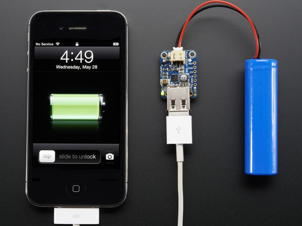 PowerBoost 500 Basic - 5V USB Boost @ 500mA from 1.8V+