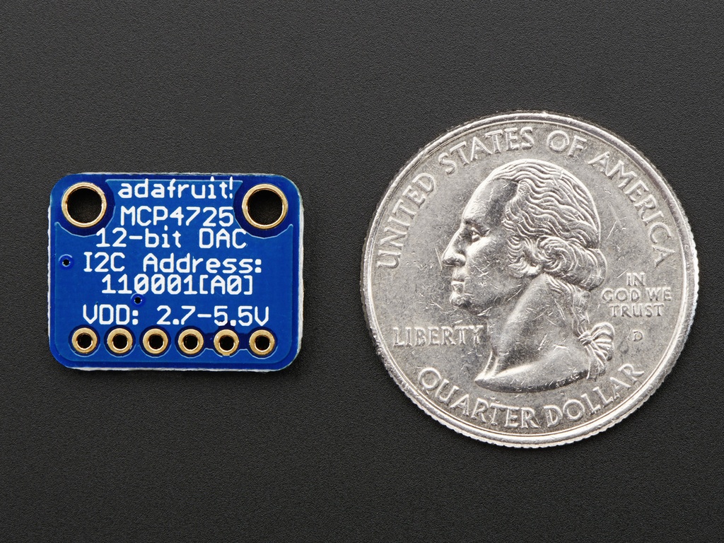Adafruit MCP4725 12-Bit I2C DAC (ADA-935), photo 3