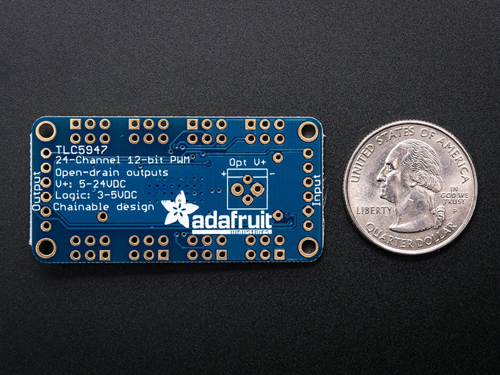 Adafruit 24-Channel 12-bit PWM LED Driver - SPI Interface - TLC5947