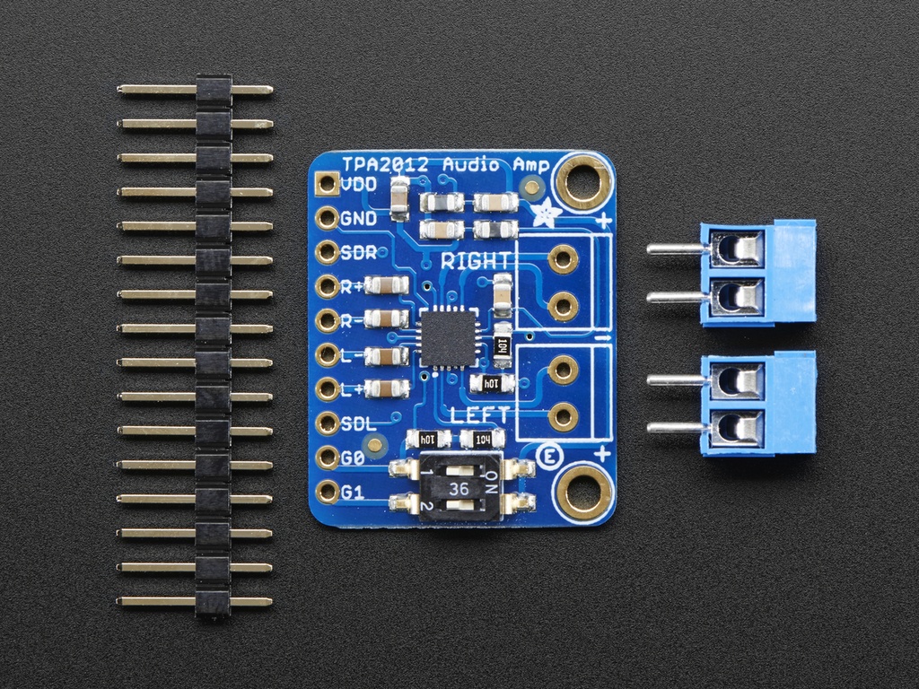 Stereo 2.1W Class D Audio Amplifier - TPA2012