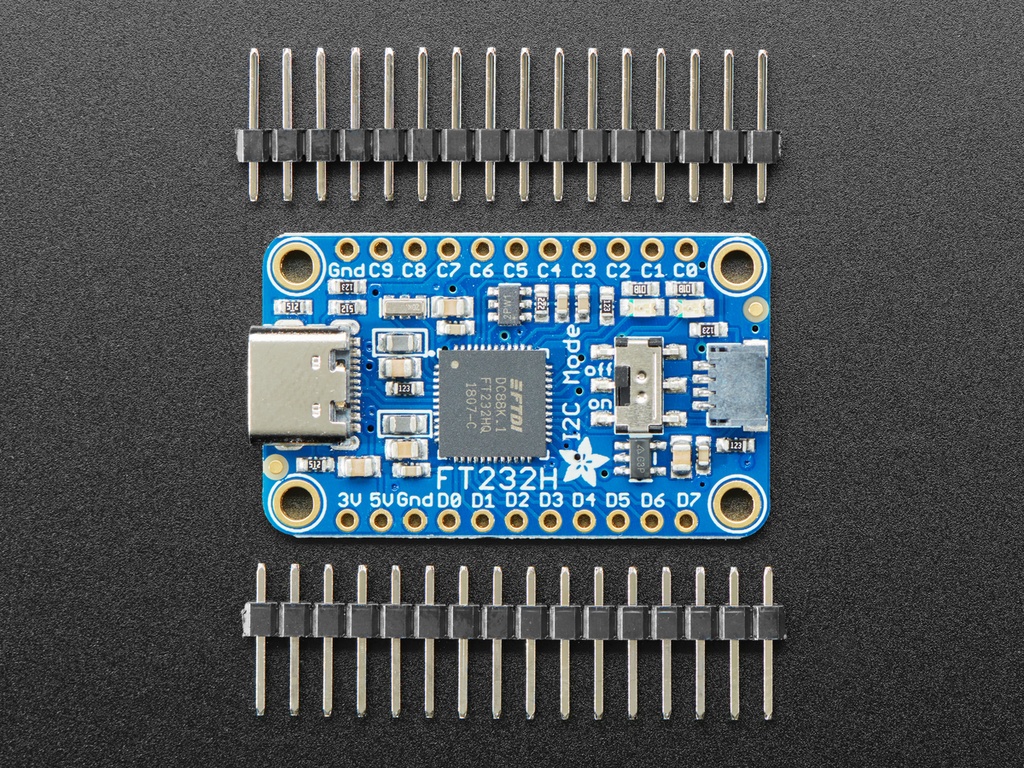 Adafruit FT232H Breakout - General Purpose USB to GPIO, SPI, I2C - USB C & Stemma QT