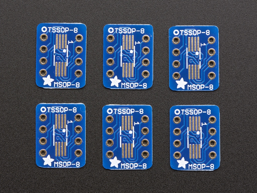 Adafruit SOIC-8/MSOP-8 Breakout 6pk (ADA-1212), photo 2