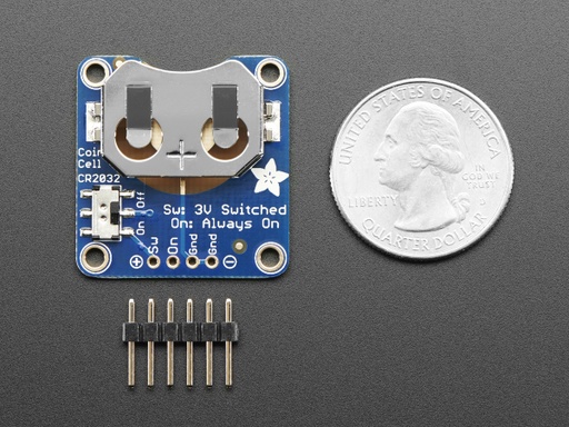 20mm Coin Cell Breakout w/On-Off Switch (CR2032)