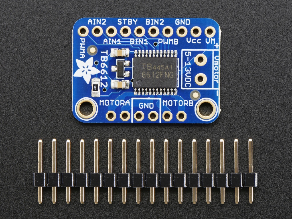 Adafruit TB6612 1.2A DC/Stepper Motor Driver Breakout Board