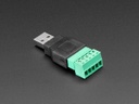 Adafruit USB-A Male to 5-Pin Terminal (ADA-3628), photo 2
