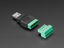 Adafruit USB-A Male to 5-Pin Terminal (ADA-3628), photo 4