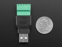 Adafruit USB-A Male to 5-Pin Terminal (ADA-3628), photo 5