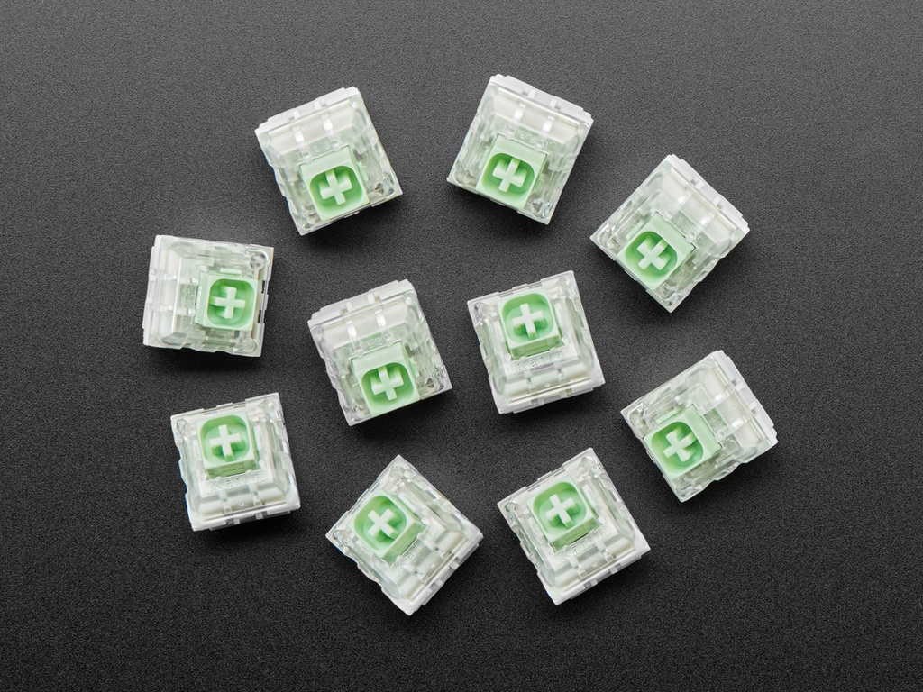 Kailh Mechanical Key Switches - Thick Click Jade Box - 10 pack - Cherry MX Compatible
