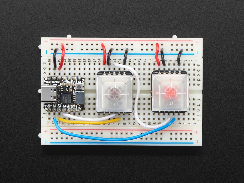 NeoKey Socket Breakout for Mechanical Key Switches with NeoPixel - For MX Compatible Switches