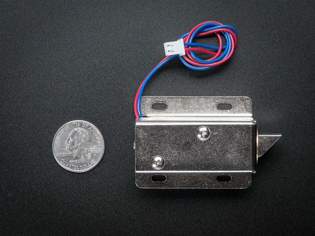 Adafruit Lock-style Solenoid 12VDC (ADA-1512), photo 2