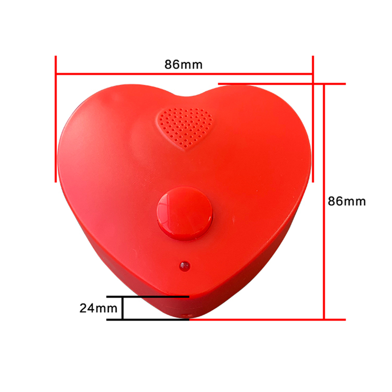 Flyron Heart Voice Recorder Sound Box Red (FN-ST12-R), photo 2