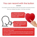 Flyron Heart Voice Recorder Sound Box White (FN-ST12-W), photo 3