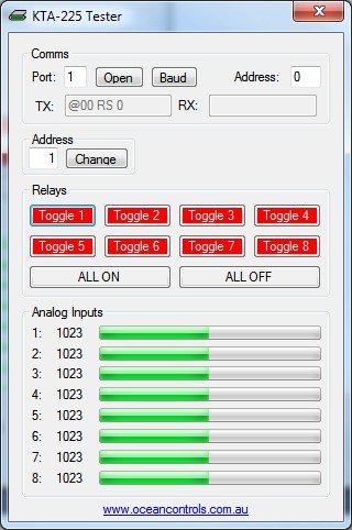 USB IO Controller 8AI+8DO (8-28VDC)