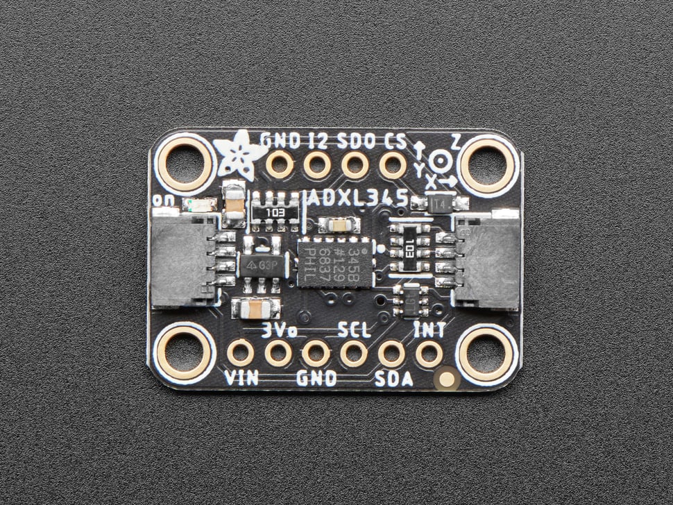 ADXL345 - Triple-Axis Accelerometer (+-2g/4g/8g/16g) w/ I2C/SPI - STEMMA QT / Qwiic