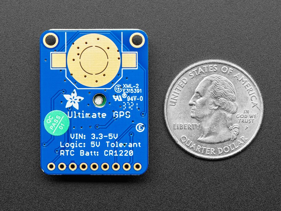 Adafruit Ultimate GPS Breakout with GLONASS + GPS - PA1616D - 99 channel w/10 Hz updates