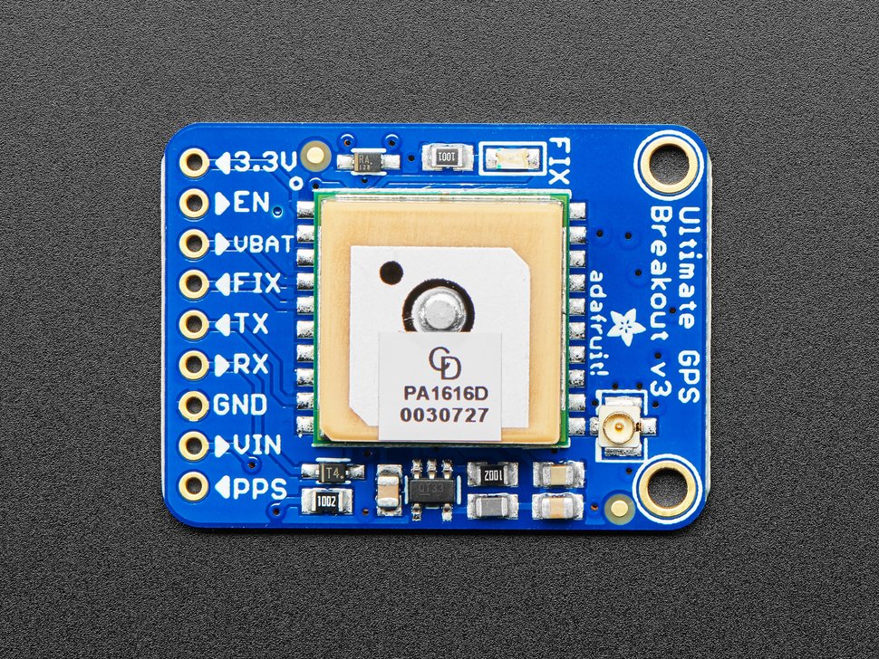 Adafruit Ultimate GPS Breakout with GLONASS + GPS - PA1616D - 99 channel w/10 Hz updates