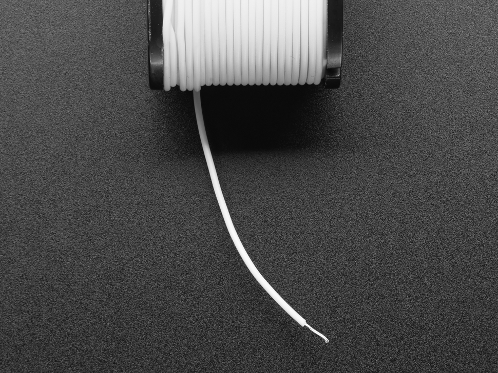 Adafruit Silicone Wire 30AWG White 50ft (ADA-3169), photo 3