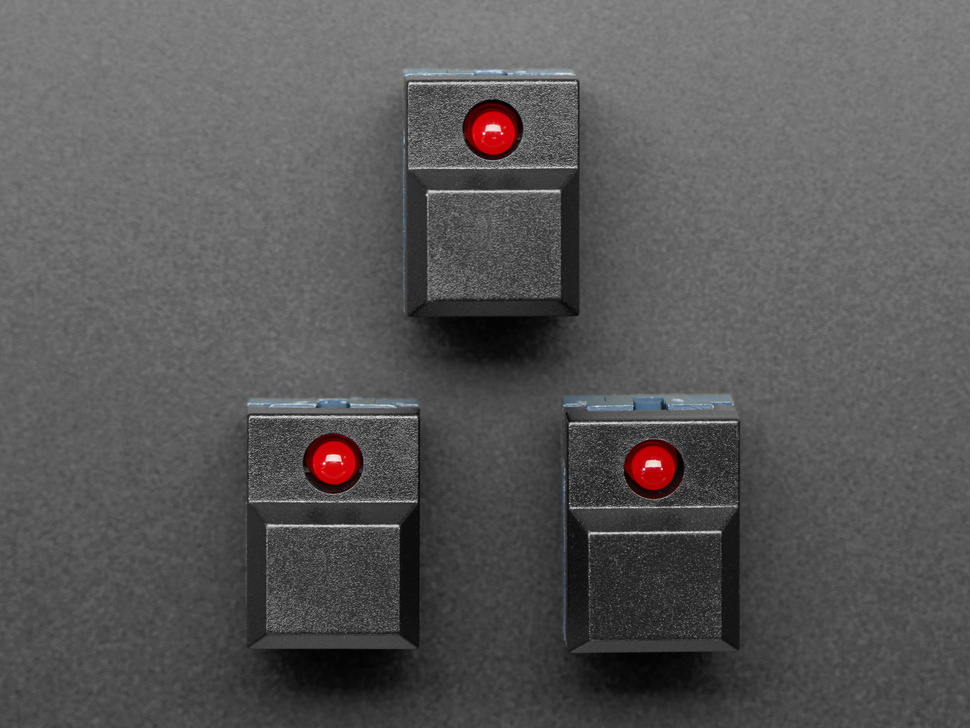 Adafruit Black Step Switch w/ LED 3-Pack (ADA-5502), photo 2