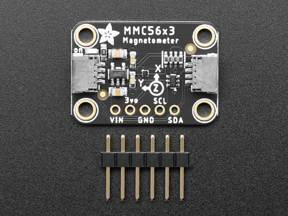 Adafruit Triple-axis Magnetometer - MMC5603 - STEMMA QT / Qwiic