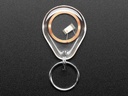 NTAG213 (13.56MHz RFID/NFC) Clear Keychain Fob