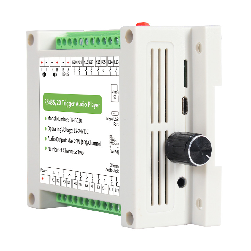 Flyron 20-Ch Stereo MP3 2x25W Enclosed (FN-BC20), photo 3