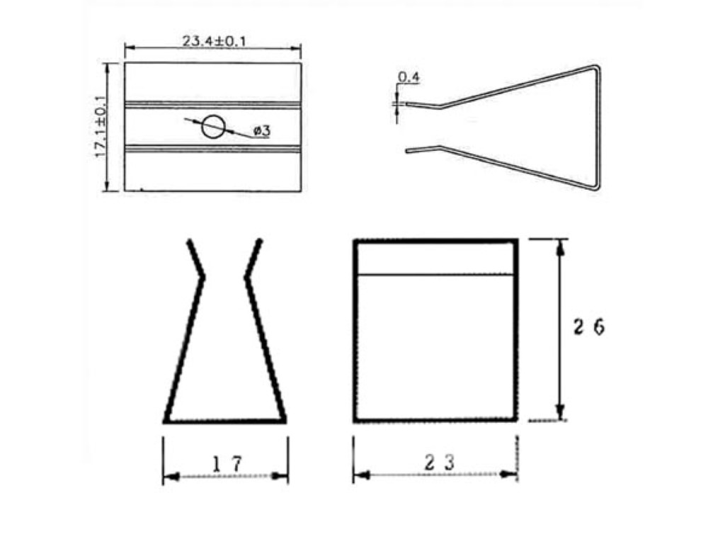 Battery Holder for 9V Cell