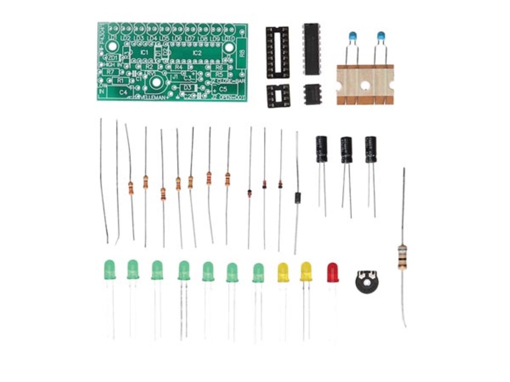 Velleman Mono VU Meter Kit 10 LEDs (WSAH4304), photo 2