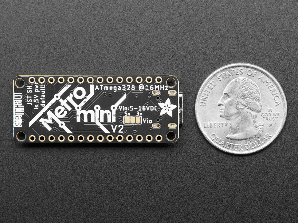 Adafruit Metro Mini 328 V2 - Arduino-Compatible - 5V 16MHz - STEMMA QT / Qwiic