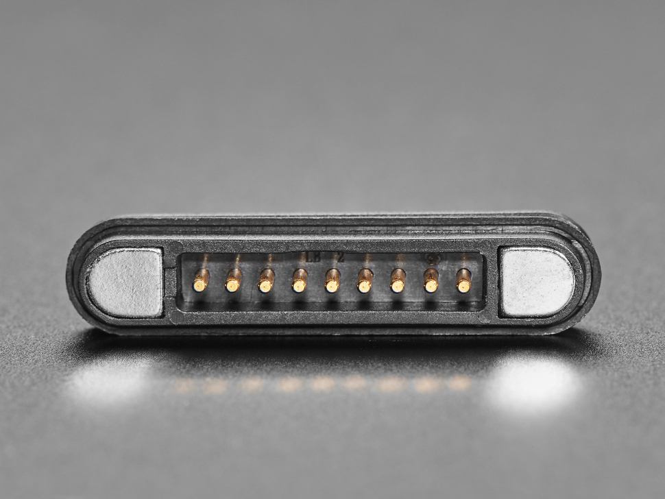 DIY Magnetic Connector - Straight 9 Contact Pins - 2.2mm Pitch