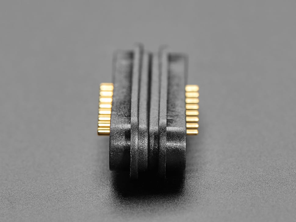 DIY Magnetic Connector - Straight 8 Contact Pins - 2.2mm Pitch