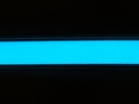 Aqua Electroluminescent (EL) Tape Strip - 100cm w/two connectors