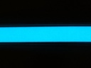 Aqua Electroluminescent (EL) Tape Strip - 100cm w/two connectors