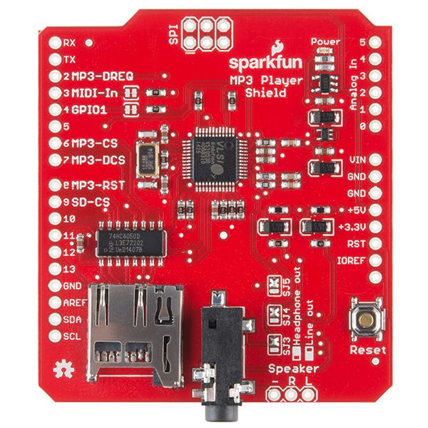 SparkFun MP3 Player Shield (DEV-12660), photo 2