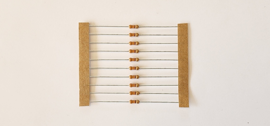 330 Ohm 1/4W 5% Carbon Film Resistor 10-Pack (RES-330-10), photo 2
