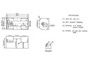 Battery Holder for 1 x C-Cell (w/ Solder Tags)