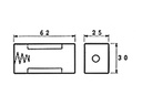 Battery Holder for 1 x C-Cell (w/ Solder Tags)